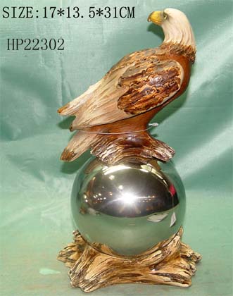 Resin Animal Decor with Ball​​ | Sales@Prosperity-Crafts.com or Whatsapp: +86-18965155752