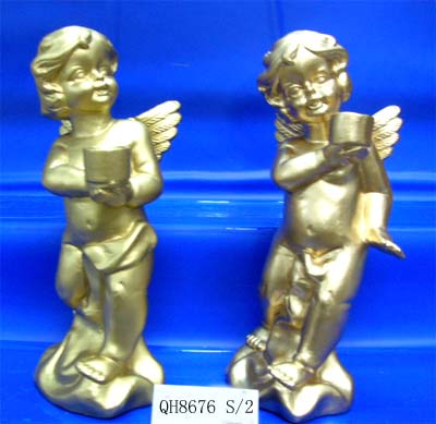 Ceramic Porcelain Angel Figurine | Sales@Prosperity-Crafts.com or Whatsapp: +86-18965155752