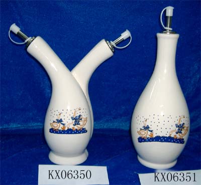 ​​Ceramic Porcelain Oil and Vinegar Bottles​​ | Sales@Prosperity-Crafts.com or Whatsapp: +86-18965155752