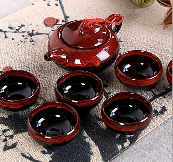 Porcelain Tea Set / Teapot | Sales@Prosperity-Crafts.com or Whatsapp: +86-18965155752