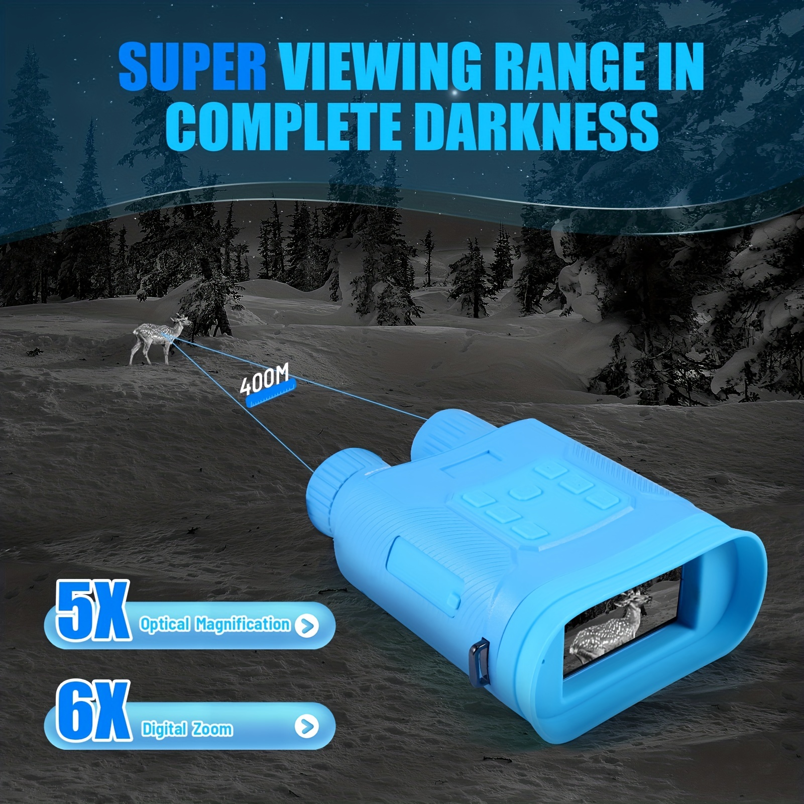 3inch MINI88 Night Vision Device Digital Telescope HD Night Vision Binoculars for Kids Bird Watching Camping Outdoor Play