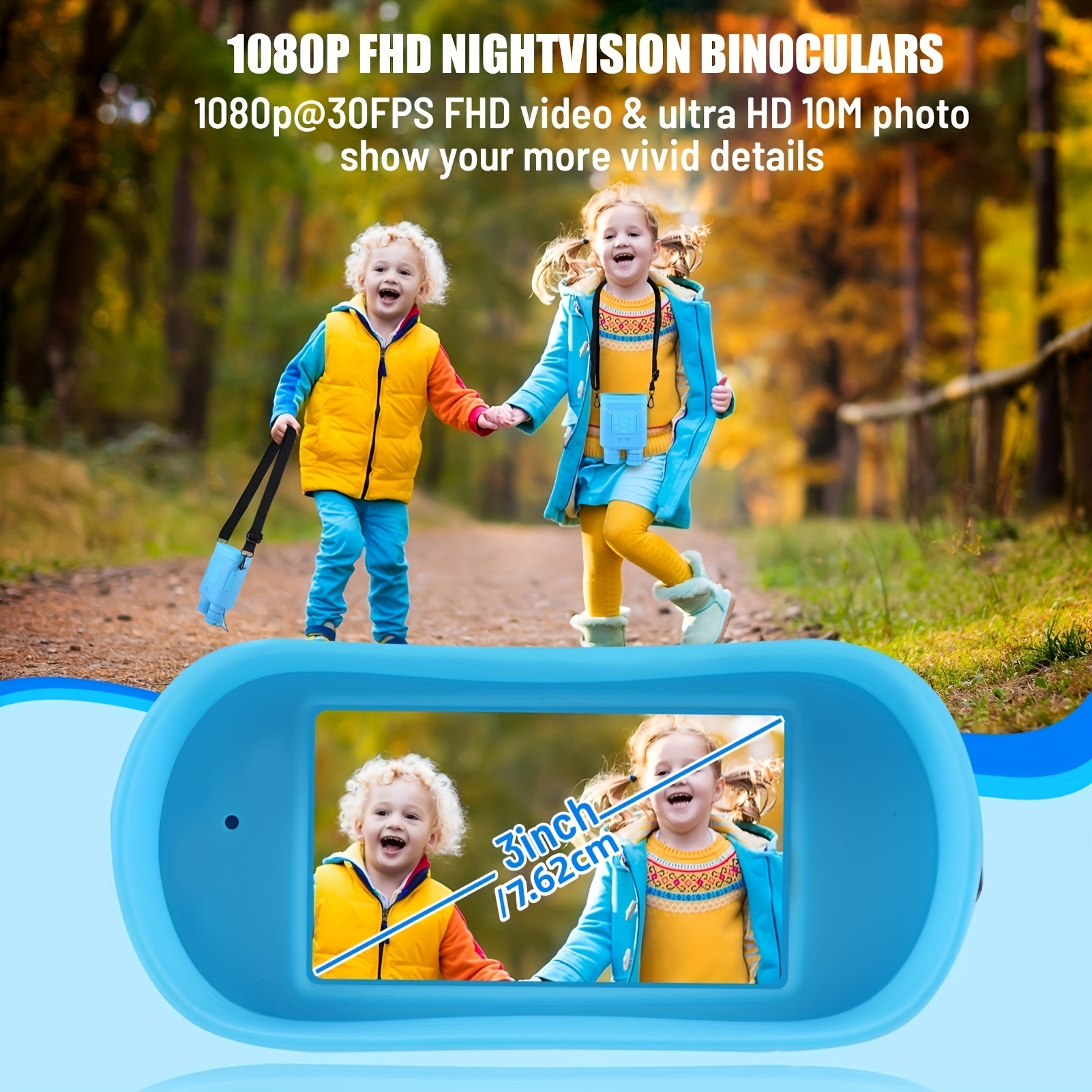 3inch MINI88 Night Vision Device Digital Telescope HD Night Vision Binoculars for Kids Bird Watching Camping Outdoor Play