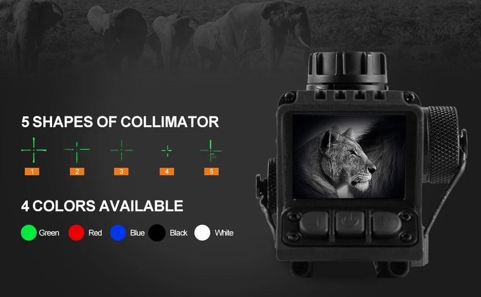 MS32 Infrared Night Vision Device HD All-Black Night Vision Outdoor Search & Rescue Scope