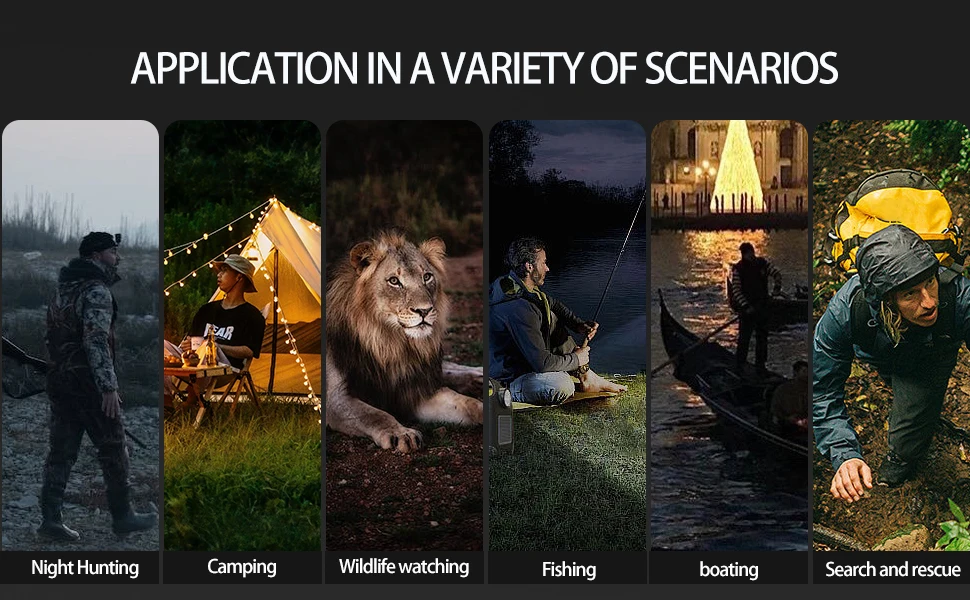 MS32 Infrared Night Vision Device HD All-Black Night Vision Outdoor Search & Rescue Scope