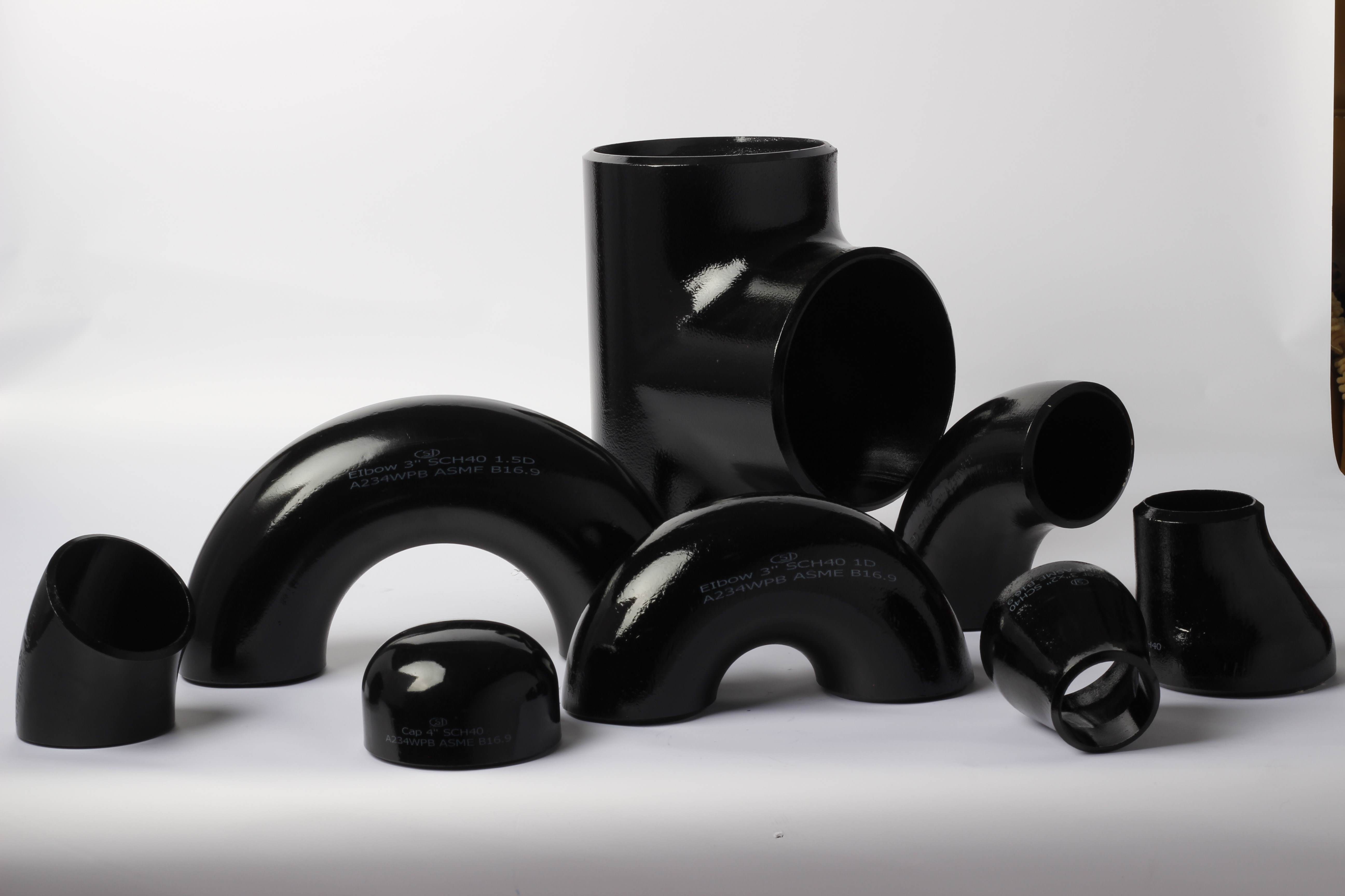 ASME B16.9 butt weld steel Pipe Fittings