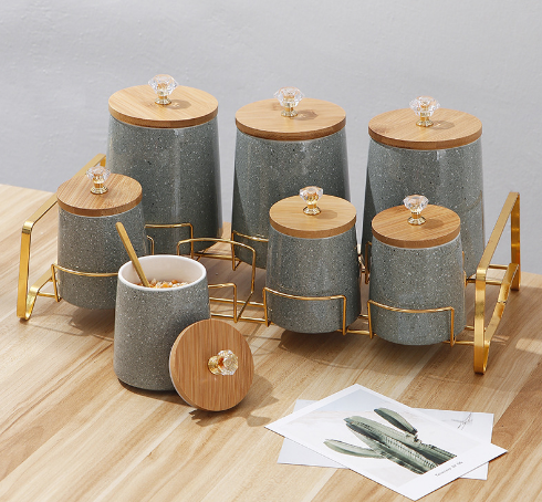 Ceramic or Glass Tea/Coffee/Candy Canister | Sales@Prosperity-Crafts.com or Whatsapp: +86-18965155752