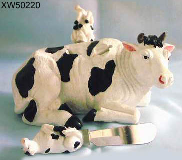 Butter Knife, Cheese Knife & Spreader with animal Holder | Sales@Prosperity-Crafts.com or Whatsapp: +86-18965155752