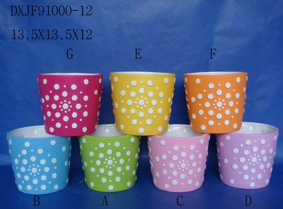Ceramic  Flower pot Flowerpots/Planters | Sales@Prosperity-Crafts.com or Whatsapp: +86-18965155752