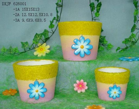 Ceramic  Flower pot Flowerpots/Planters | Sales@Prosperity-Crafts.com or Whatsapp: +86-18965155752