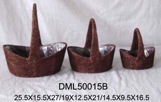 Grass Vases/Flowerpots/Planters  | Sales@Prosperity-Crafts.com or Whatsapp: +86-18965155752