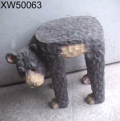 Resin Garden Animal Chair Sculptures  | Sales@Prosperity-Crafts.com or Whatsapp: +86-18965155752