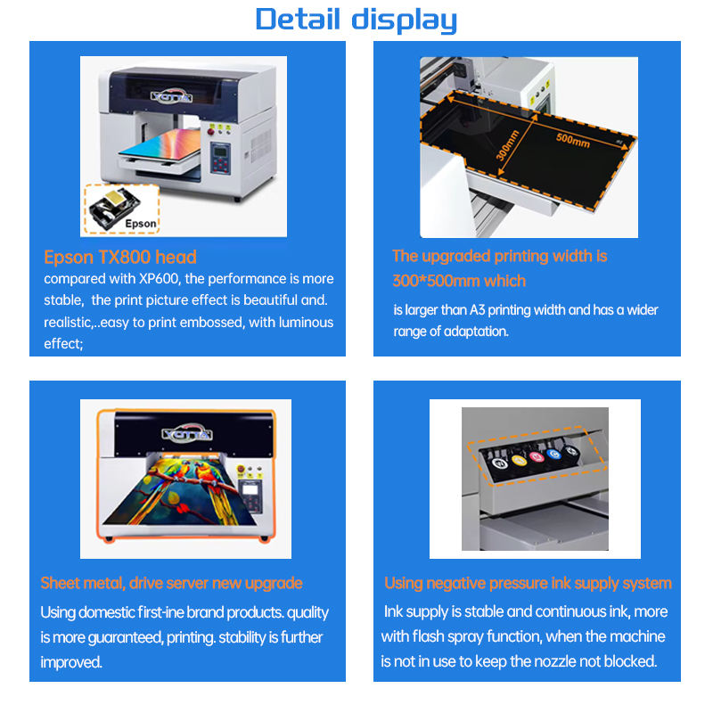 High Quality A4/A3/A2 Size Small Uv Flatbed Printer Machine for Phone Case/Golf Ball/Bottle Printing