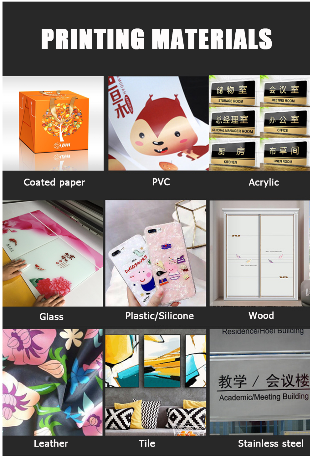 Automatic 2513 UV LED Flatbed Inkjet Printer 2500*1300mm Hot Stamping Machine for Wine Boxes Wooden A4 Plastic-Card Printer