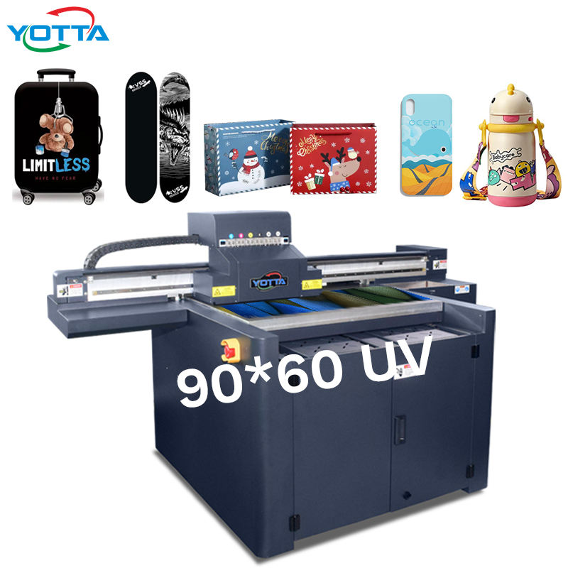 High-Speed Yotta P10 UV Flatbed Printer 1800mm*1000mm High Precision CCD Visual Positioning CMYK Varnish Metal Ricoh Print Head