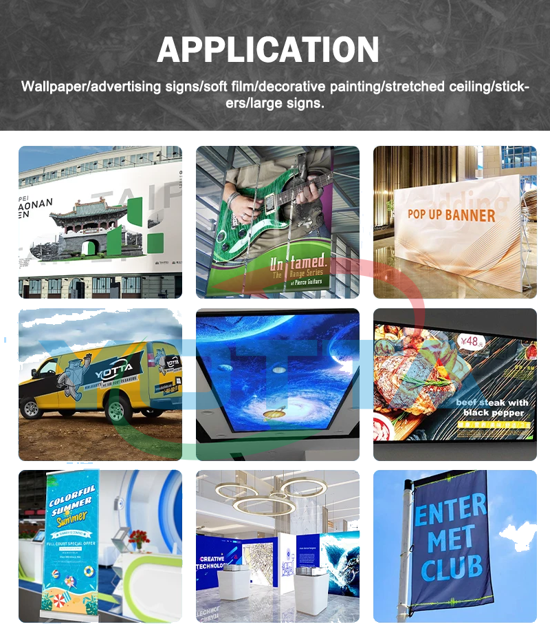 Yotta R5000 5m Hybrid UV Inkjet Printer Long Service Time High Stability Ricoh Print Commercial Roll-Roll Advertising Banner