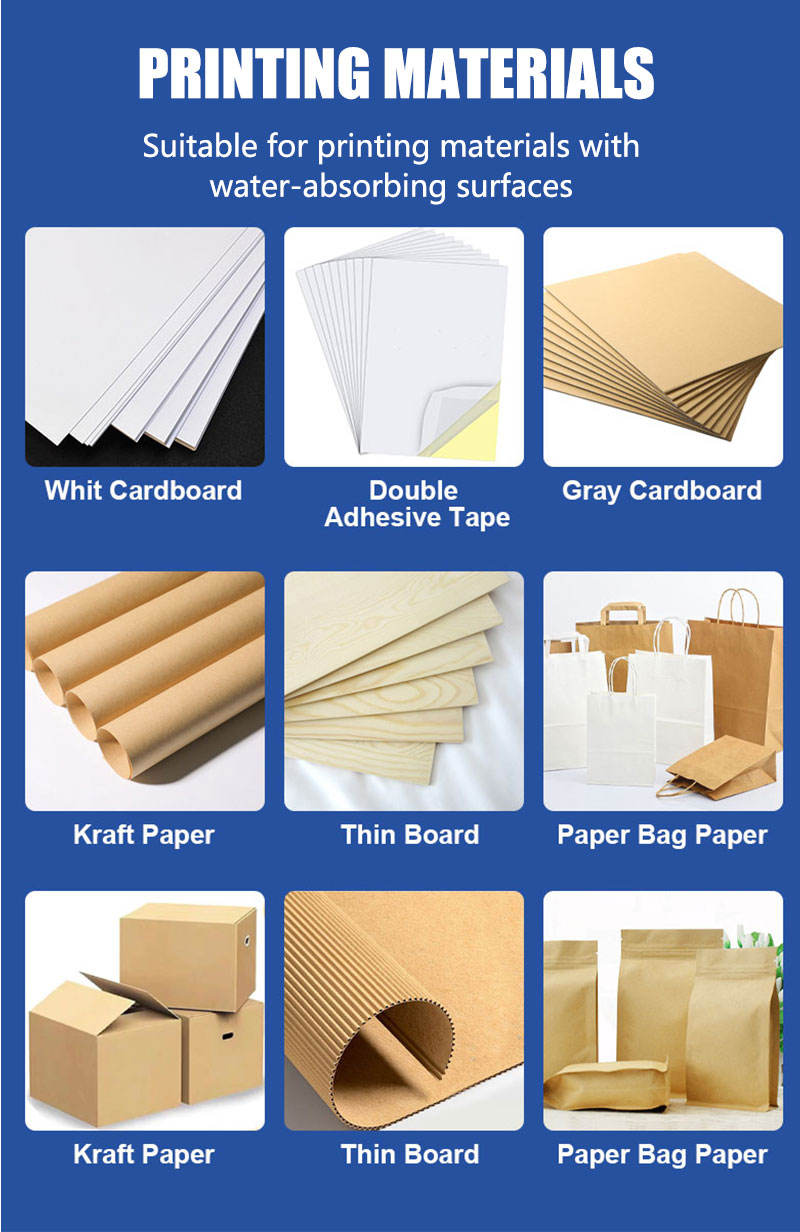 700 Square Meter Per Hour 2500mm Width Printing Size Handbag Packaging Boxes Carton Corrugated Box Digital Printer