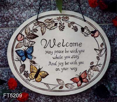Resin Plaques for Outdoor/Garden Decor | Sales@Prosperity-Crafts.com or Whatsapp: +86-18965155752
