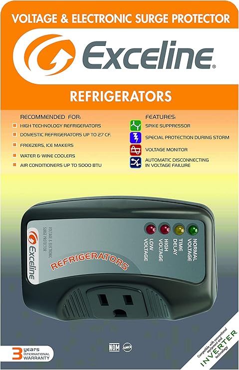 3-Outlet Electronic Surge Protector for Tv's, Audio Equipment, Video Games, Computers, Printers