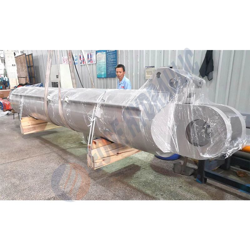 Custom Stroke 360mm Hydraulic Cylinder in Luffing Equipment