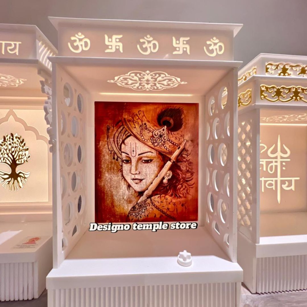 Colorful Krishna Korian Temple