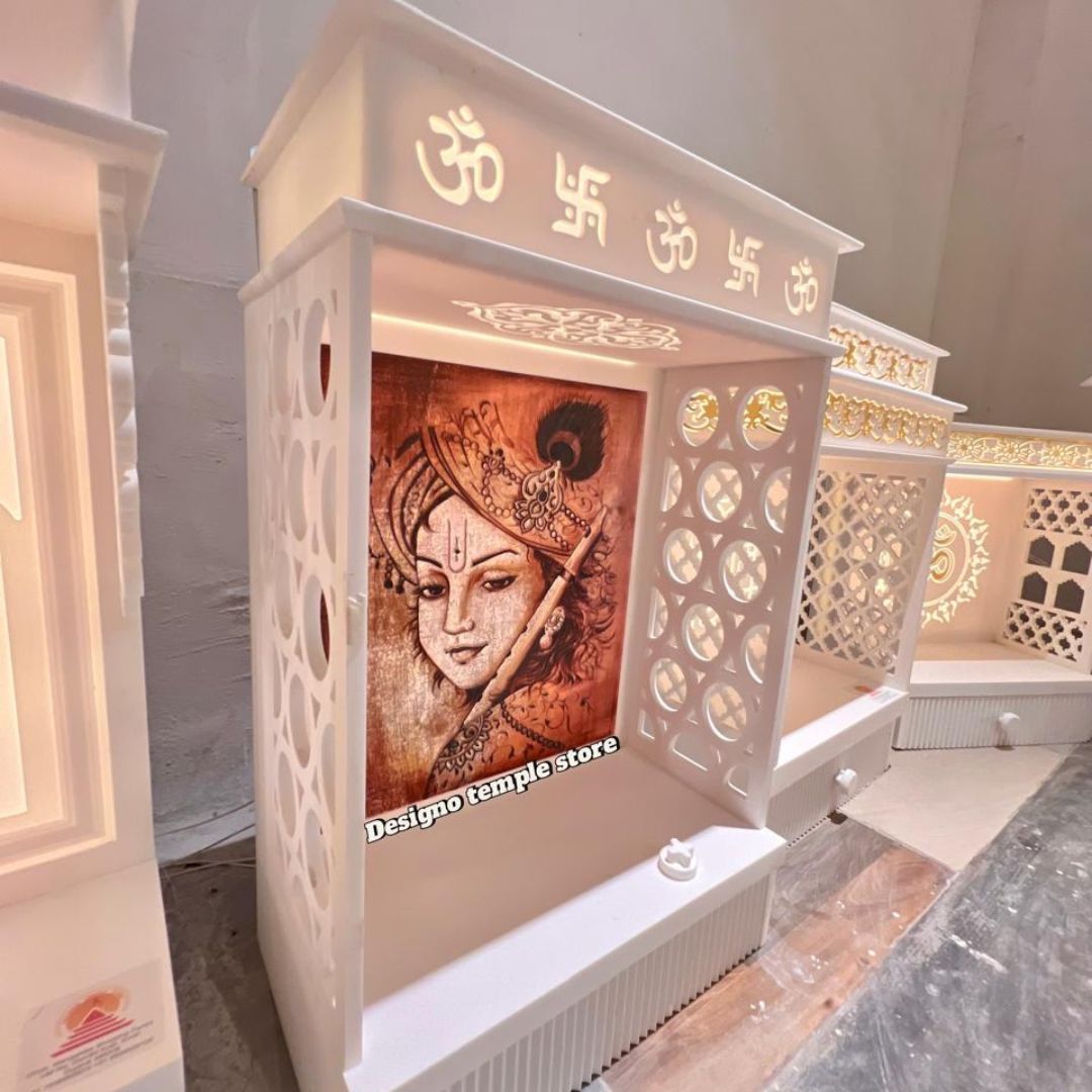 Colorful Krishna Korian Temple