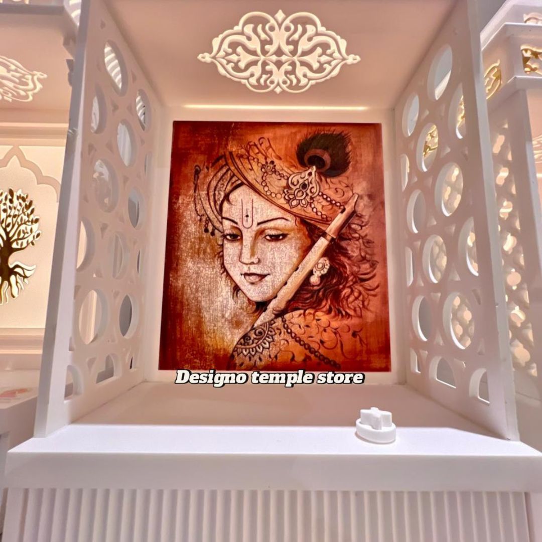 Colorful Krishna Korian Temple