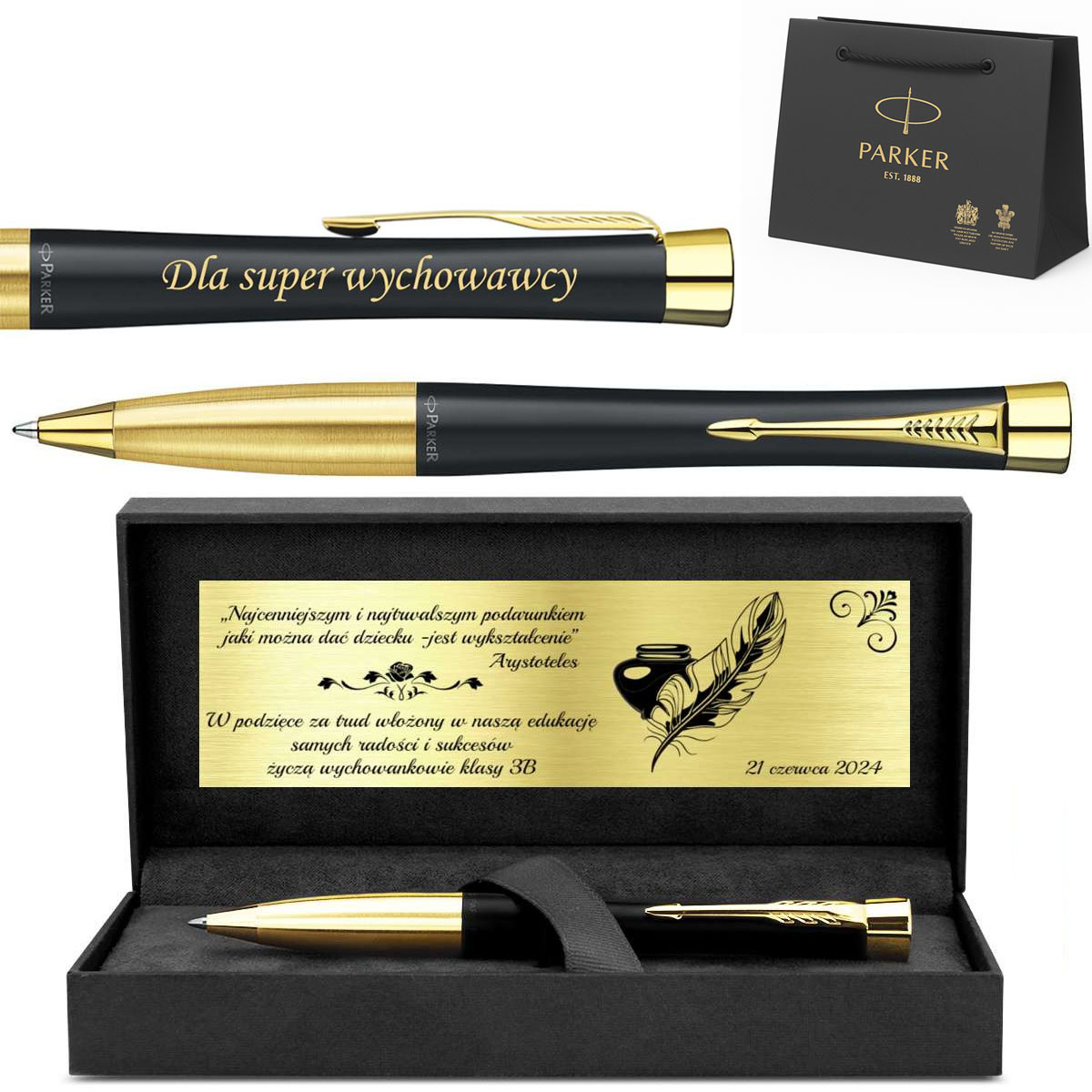 Długopis Parker Urban Czarny Matowy