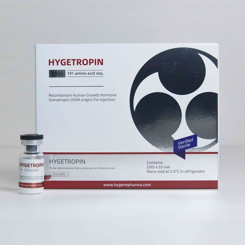 Hygetropin 100 I.U. Black Tops with verification + FREE Bac water