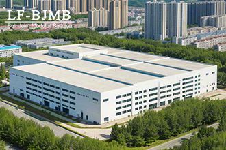 Bolted ball grid structure for large warehouses and factories