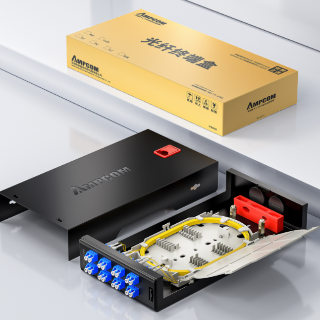 Optical Fiber Terminal Boxs - AMPCOM High-Density Optical Fiber Management Solutions