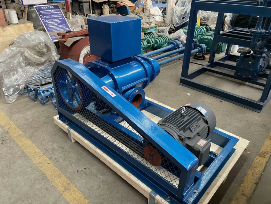 Customizable Industrial Roots Vacuum Blower Pump High-Pressure Steel Cast Iron Blade Electric Current Type AC Iron