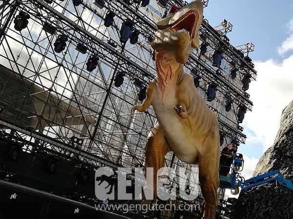 Robot animatronic dinosaur,walking animatronic dinosaur