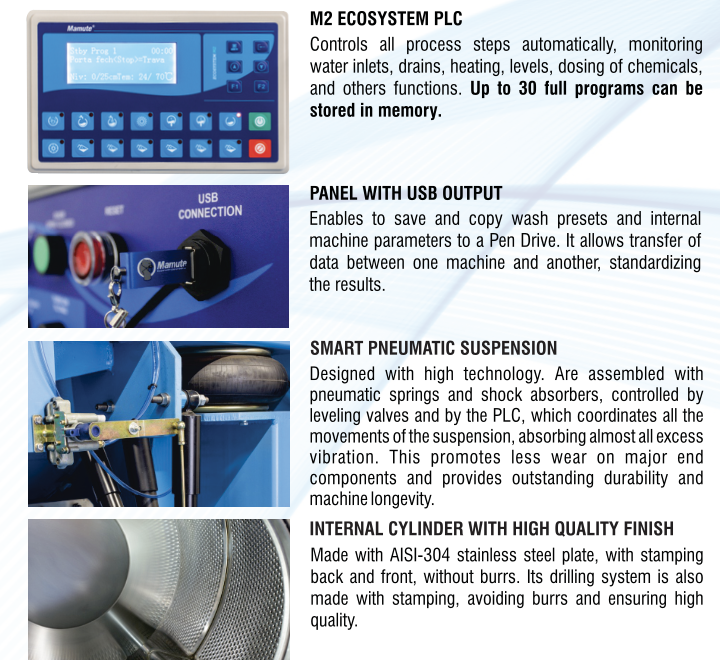 Open Pocket Washer Extractor 350lbs