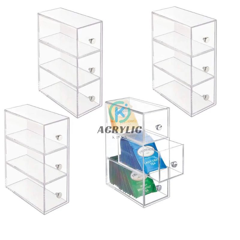 Professional Clear Acrylic Cosmetic Stand Make-Case