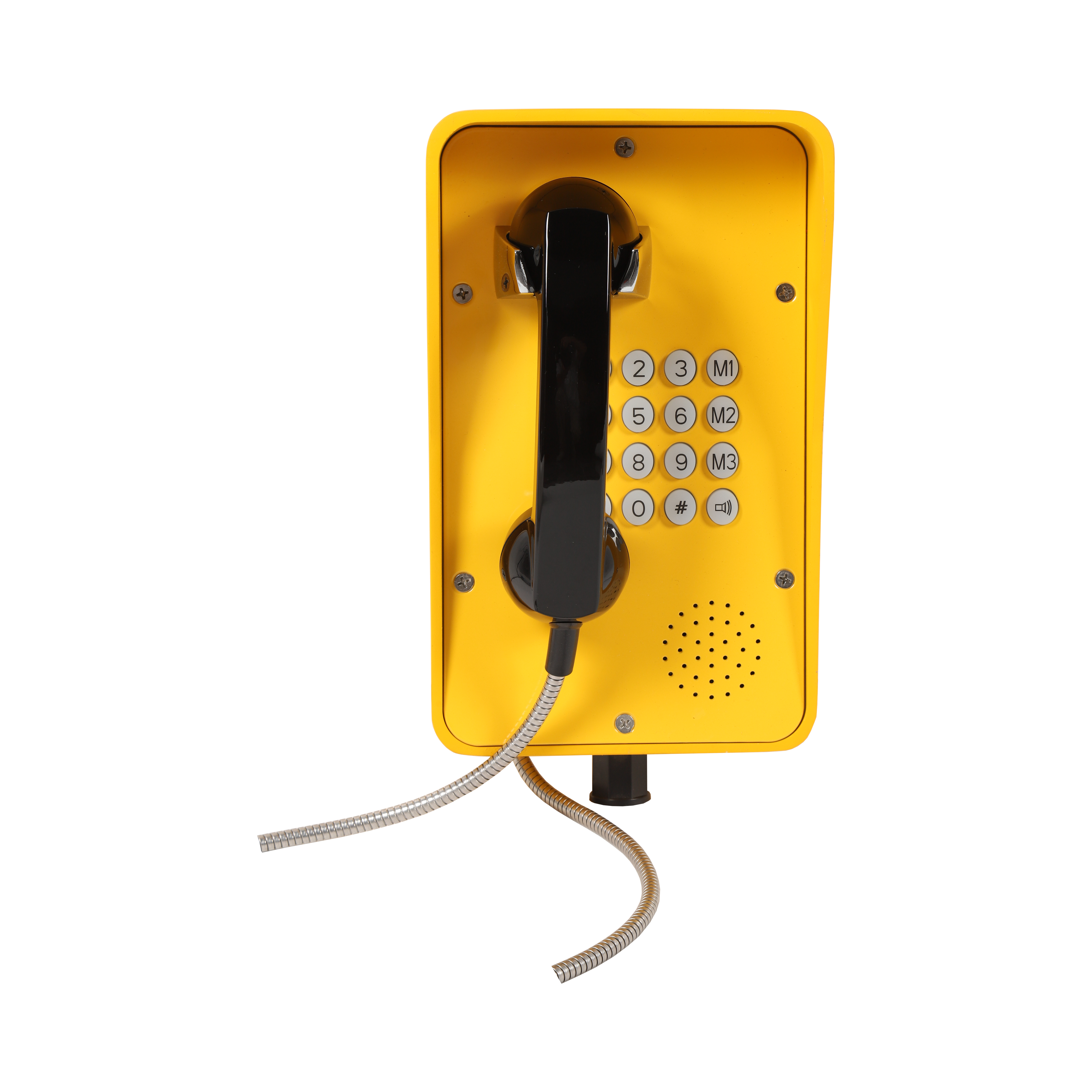 Tunnel Telephone construction Speed Dial Auto Analog Classic Yellow Wall Mounted IP66  Certified  Intercom Keypad Handsfree Corded dustproof