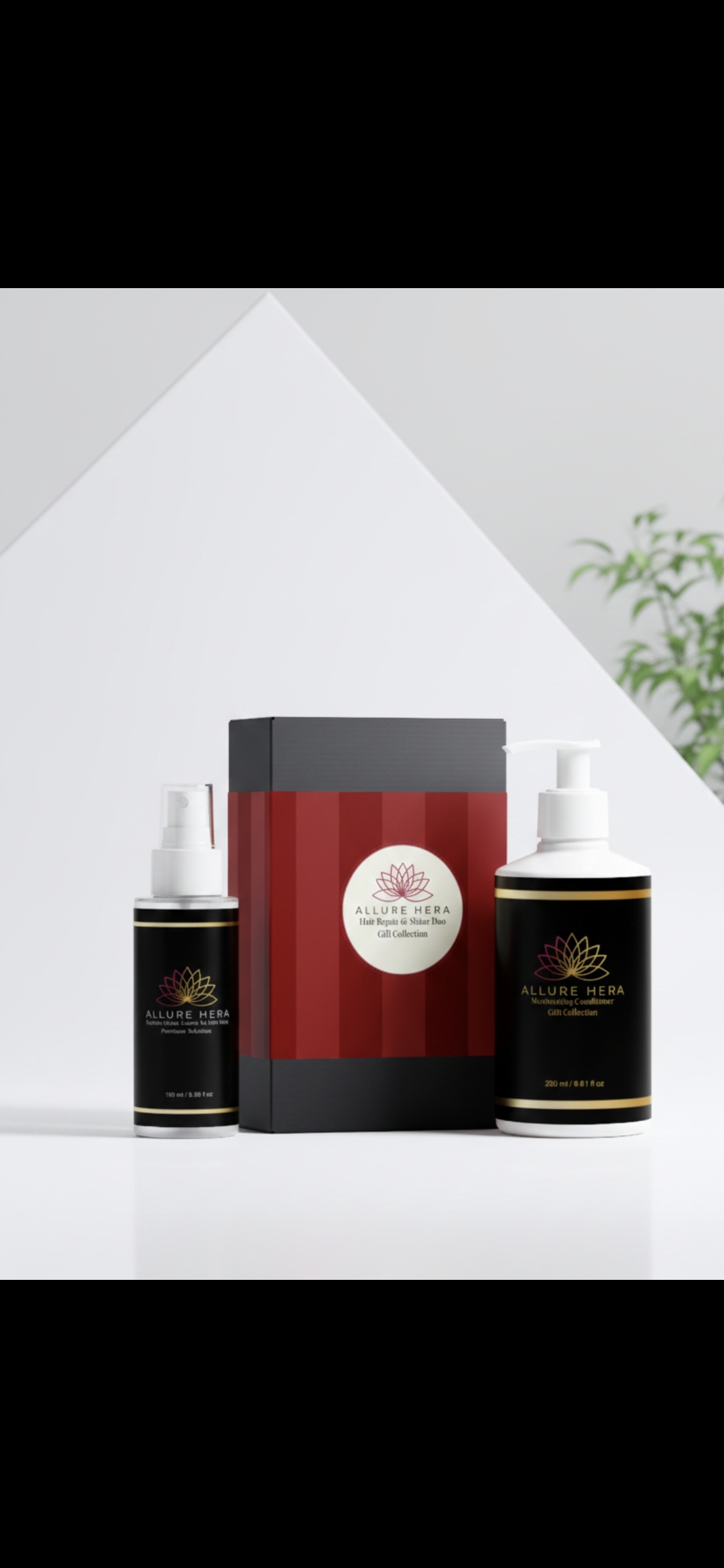 Hair Repair & Shine Duo Gift Box – Leave-In Hair Mist & Moisturising Conditioner (100 ml & 290 ml)