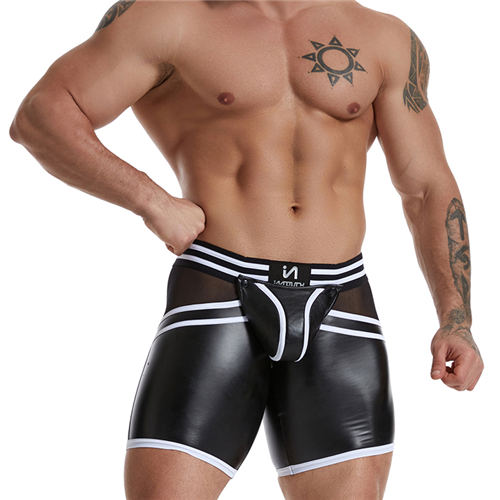 Men's Fetish PU Boxers