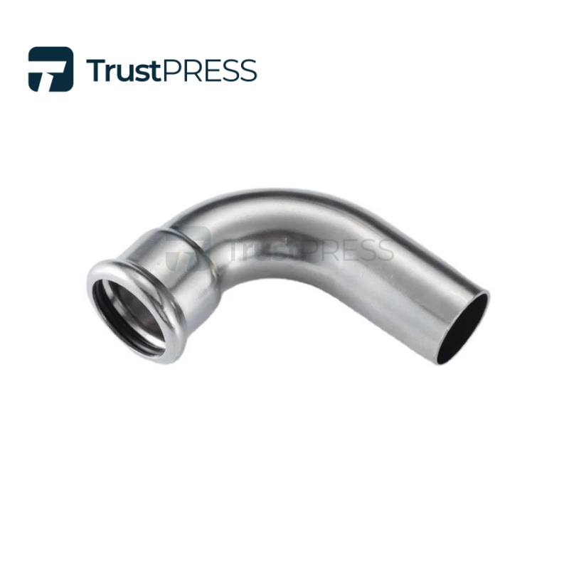 Stainless Steel 90°Elbow with Plain End M Profile