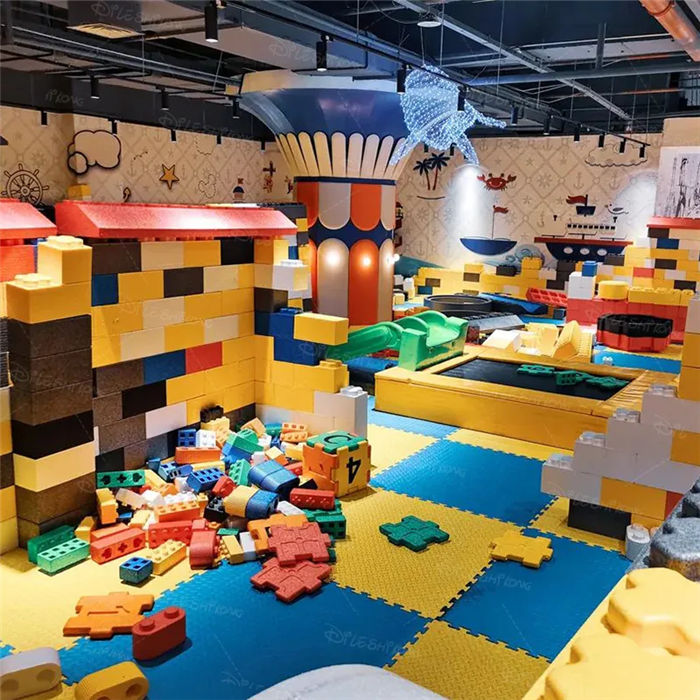 Indoor Children's Playground Software Game Area - EPP Building Blocks