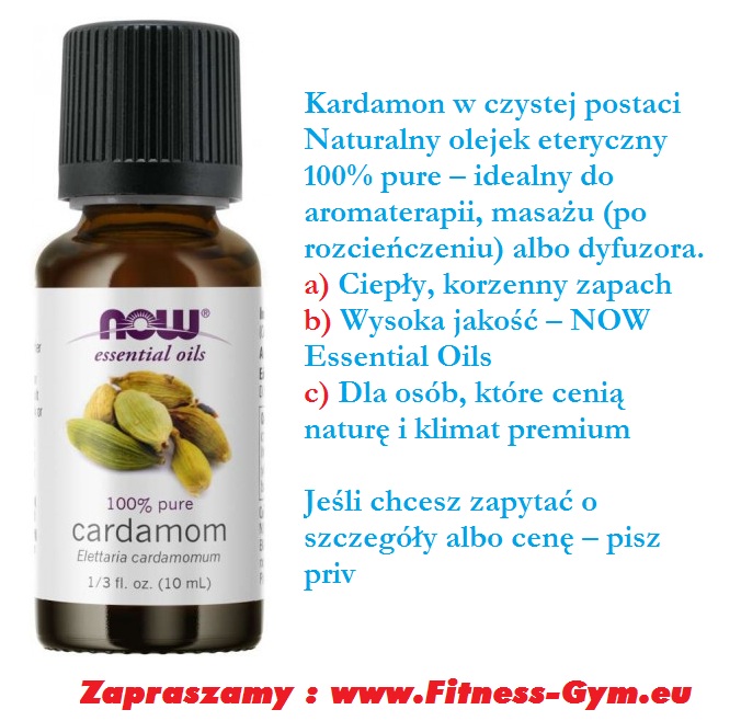 Olejek eteryczny - kardamon