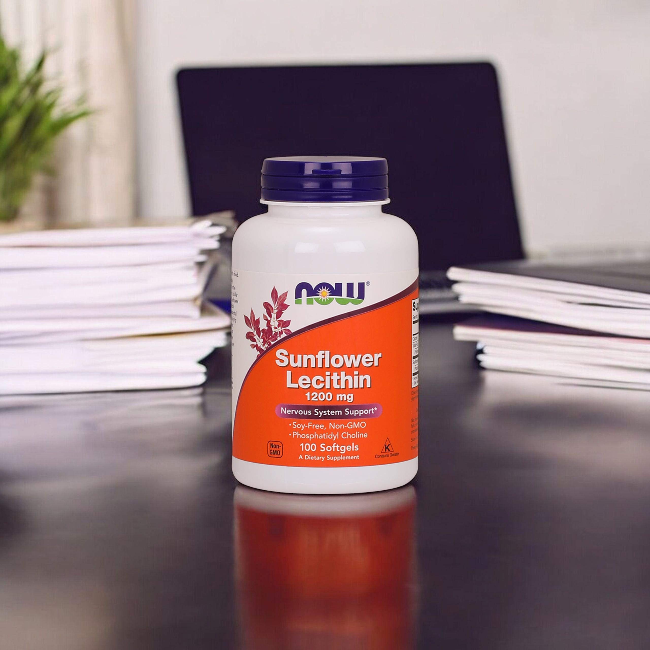 NOW Sunflower Lecithin - Lecytyna Słonecznikowa