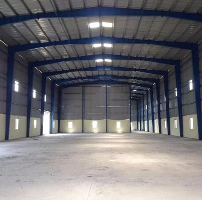 Q355 class long span heavy steel structure workshop sandwich board warehouse steel structure with ASTM/BS machining service