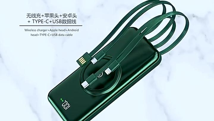 20000Mah Mobile Phone Portable Powerbank Wireless Power Banks 20000Mah Cheap Promotional Gifts Production Wholesale Outlet