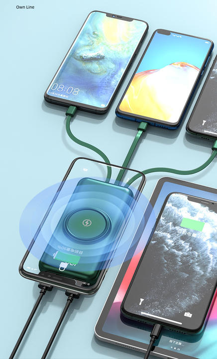 20000Mah Mobile Phone Portable Powerbank Wireless Power Banks 20000Mah Cheap Promotional Gifts Production Wholesale Outlet