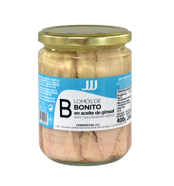 BONITO IN SUNFLOWER OIL 445 ML JAR