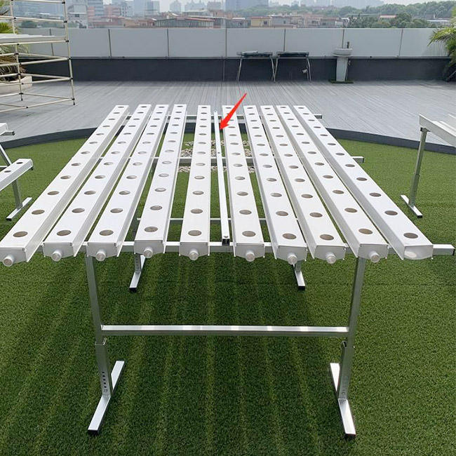 Wholesale letter growing hydroponic equipment PVC growth tube 10x5cm plastic tube 4x2 inch PVC NFT channel hydroponic culture China Wholesale Factory Outlet