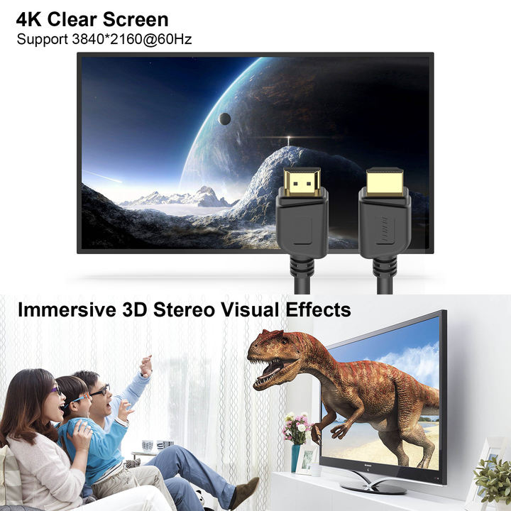4K 60Hz HDMI to HDMI Cable 7.5 Meter Factory Pricing