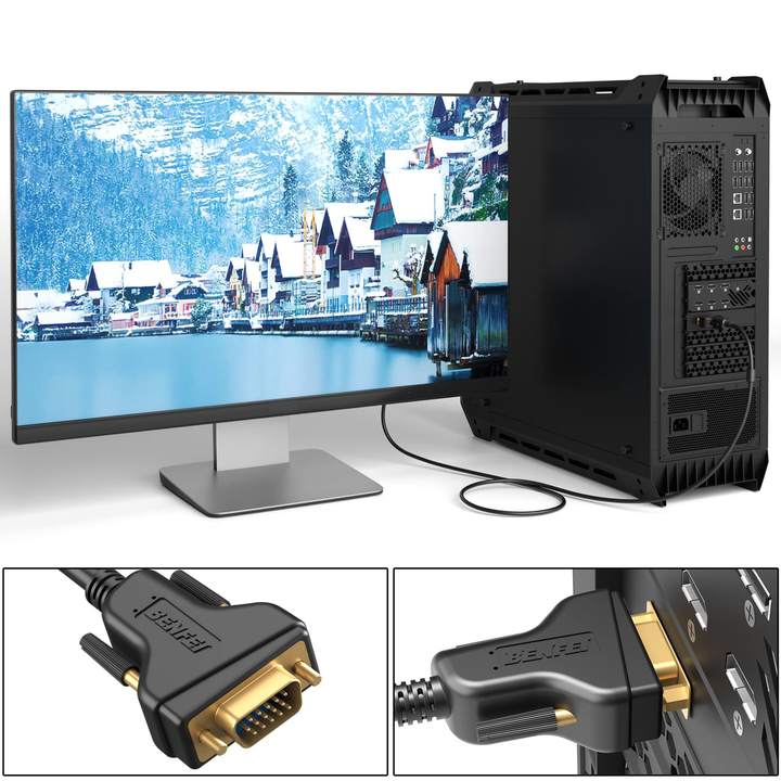 BENFEI VGA to VGA 3 Meter Cable Quality Manufacturing Processing