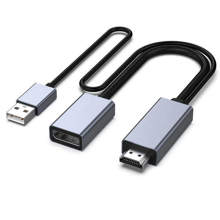 Customize  HDMI to DisplayPort Adapter, HDMI Source to DisplayPort Monitor Compatible with PC Graphics Card Laptop PS5 Xbox One Wholesale Distribution
