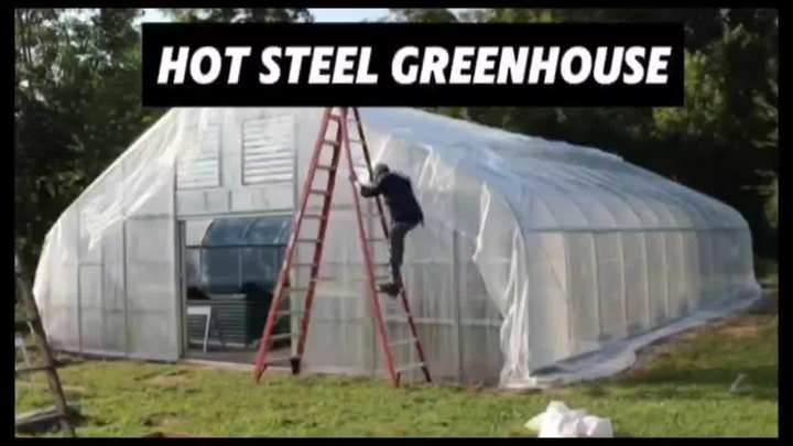 300 Square meter in stock low cost large single span tunnel vegetable greenhouse green house used for sale